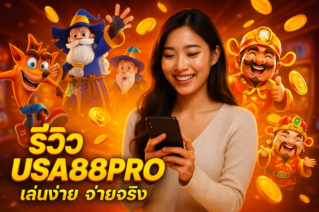 รีวิว USA88PRO เล่นง่าย จ่ายจริง