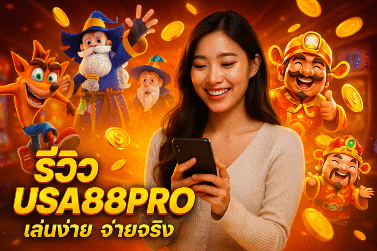รีวิว USA88PRO เล่นง่าย จ่ายจริง