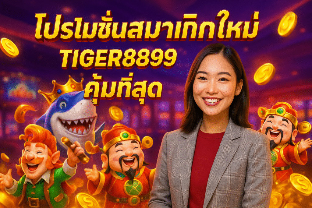 โปรโมชั่นสมาชิกใหม่ TIGER8899 คุ้มที่สุด
