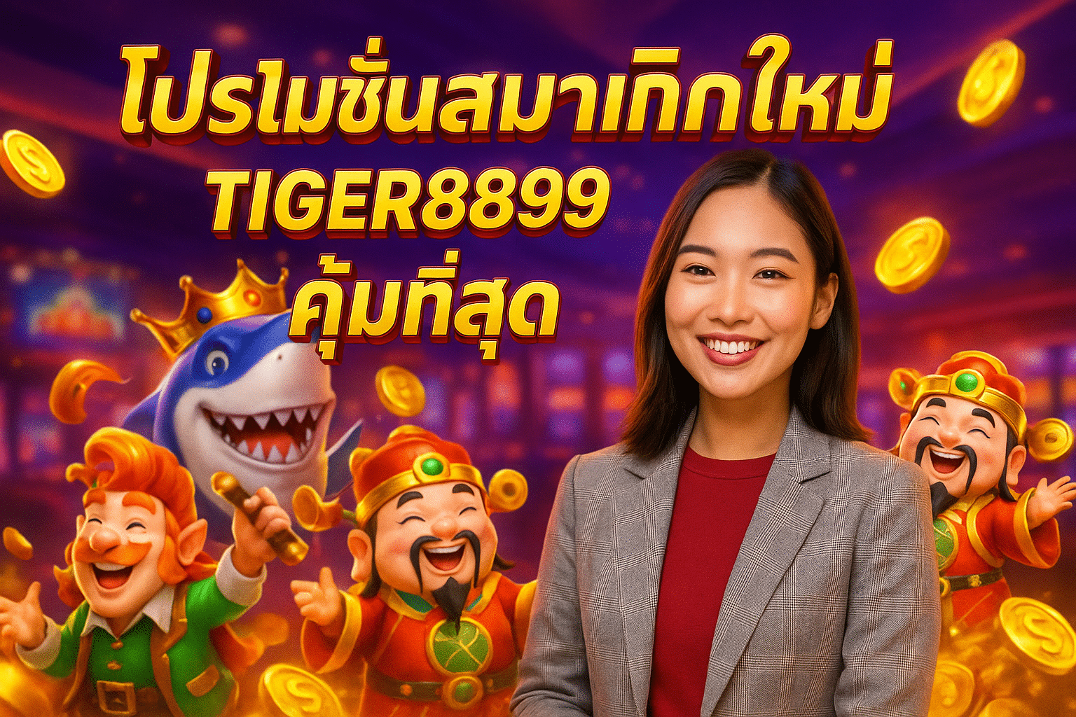 โปรโมชั่นสมาชิกใหม่ TIGER8899 คุ้มที่สุด