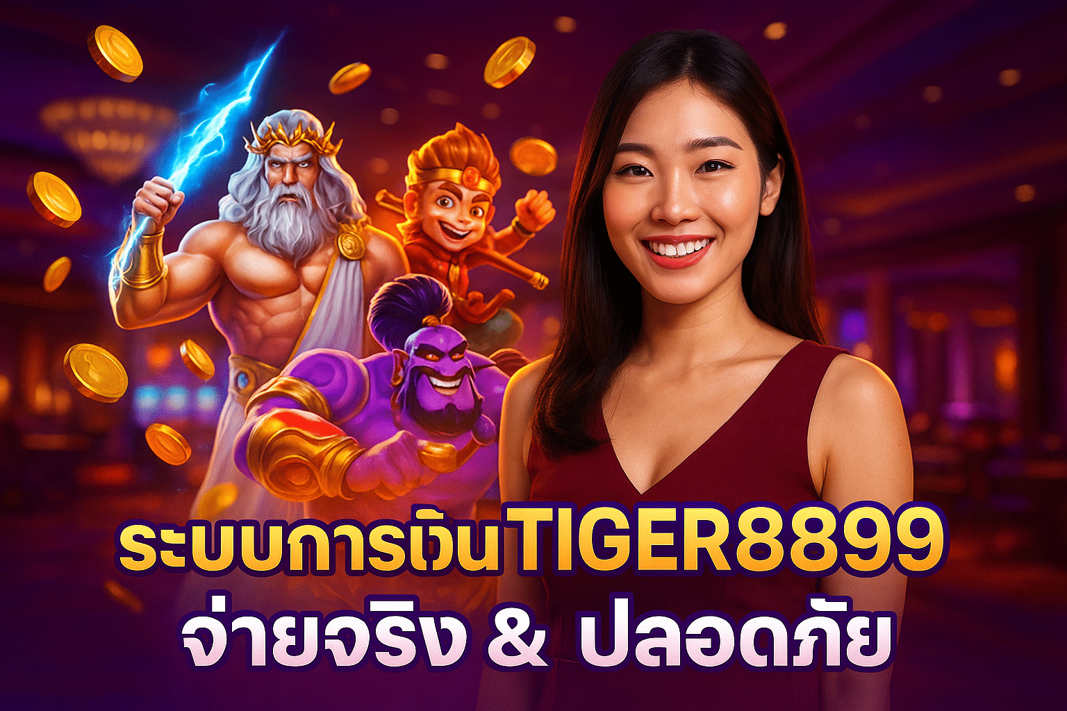 ระบบการเงิน TIGER8899 จ่ายจริง & ปลอดภัย