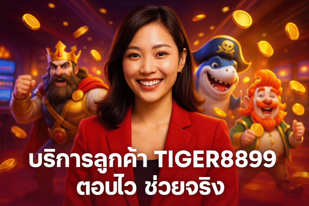 TIGER8899 ฝ่ายบริการลูกค้าคอยช่วยเหลือตลอด 24 ชม